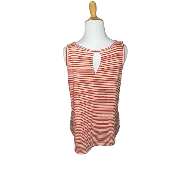Cabi Style 5761 Spirit Tank in Tangerine Red Stripe Size Small Womens - Picture 3 of 7